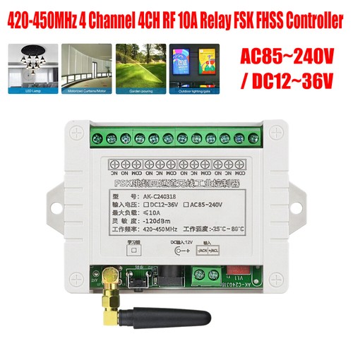 433mhz 24v 10a relè - 12-24v,