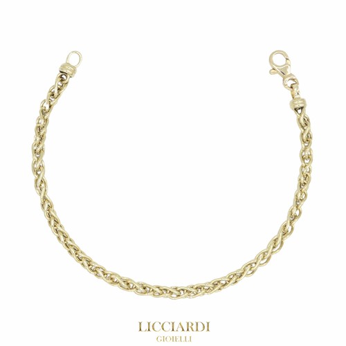Bracciale unisex corda spiga