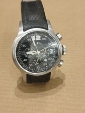 Orologio Breil Globe Aviator Chrono Wristwatch Cronometro Cinturino Da Sostituir