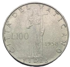 100 LIRE 1958 - CITTÀ DEL