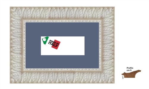 Cornice bianca legno da - cornice,