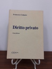 GALGANO - DIRITTO PRIVATO NONA EDIZIONE [ CEDAM, 1996 ]