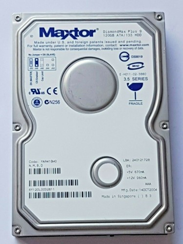 Disco rigido 120 ide maxtor - gb,