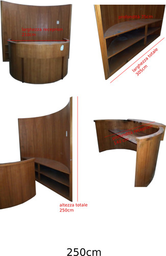 Reception legno da - reception, in