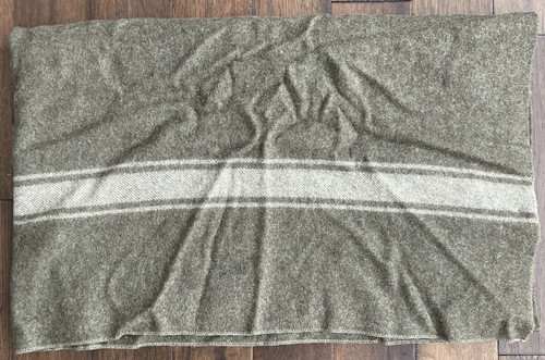Coperta militare vintage verde