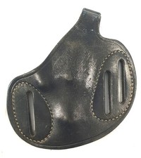 Fondina ROY'S LEATHER in cuoio 3 asole per revolver 2" da fianco alta qualità