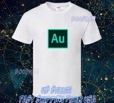 NUOVA MAGLIETTA ADOBE AUDITION SOFTWARE LOGO T SHIRT DIVERTENTE TAGLIA DALLA S ALLA 5XL