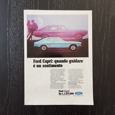 1971 Ford Capri - Original AD Advertising Pubblicità Vintage