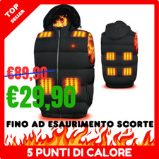 gilet riscaldato con batteria