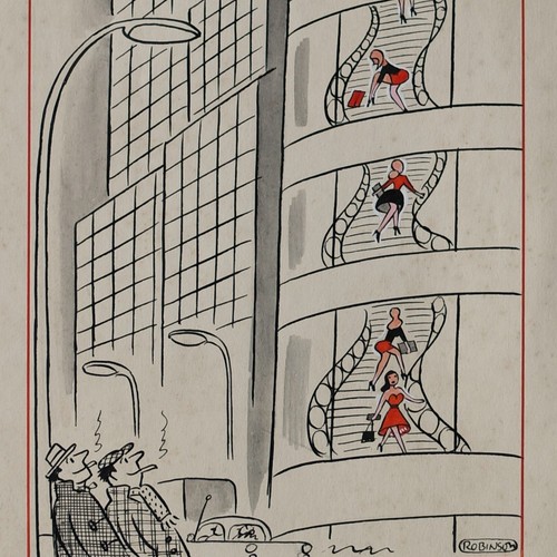 Robinson illustrazione cartone
