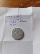 Moneta da 10 lire del 1952