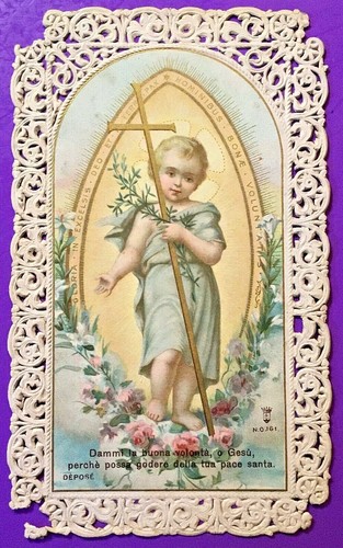 Antico santino merlettato - santino,
