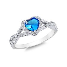 Bello 4.25Ct Cuore Finto Gemma