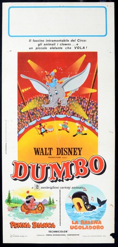 Dumbo walt disney locandina - disney,