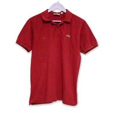 Polo Lacoste bordeaux tinta unita classic fit - Taglia 4 M uomo