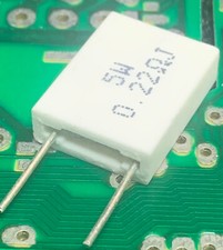 0,22 ohm 5W Resistenza a Filo Serie Metal Plate 14x18x5mm