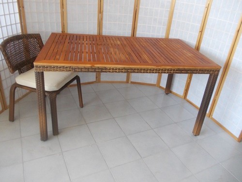 Tavolo per esterno rattan - per,