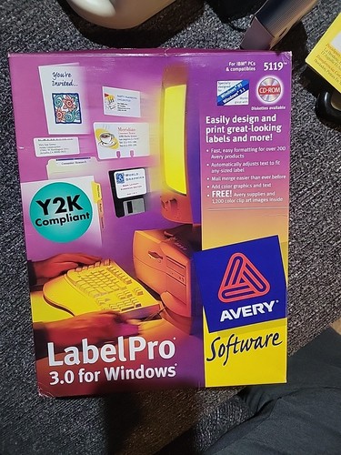Vintage 1998 avery - 1998, labelpro