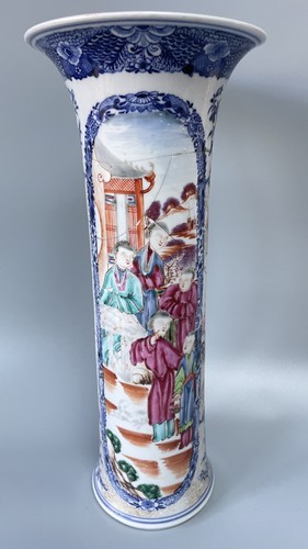 Antico vaso porcellana - vaso, rosa