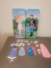 Disney Sleeping Beauty Aurora Filippo Astuccio Gioco Magnetico Bambole Di Carta