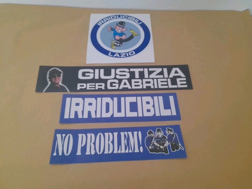 Lotto adesivi ultras lazio - adesivi,