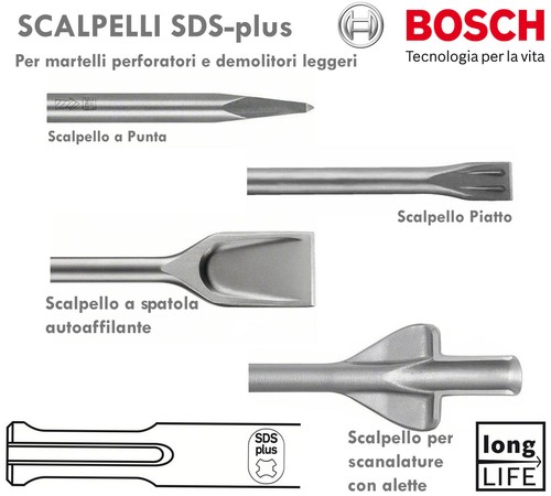 Punta sds plus bosch - punta, scalpello