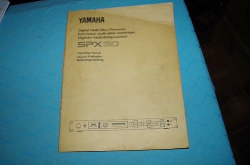 Manuale yamaha spx - yamaha, 90