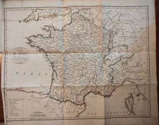 1817 CARTA GEOGRAFICA DELLA