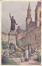 * UNGHERIA - Budapest - Petofi-szobor es gorog templom