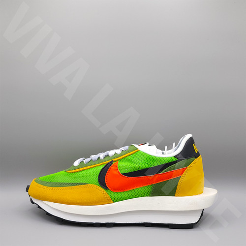 Nike waffle sacai - waffle, green