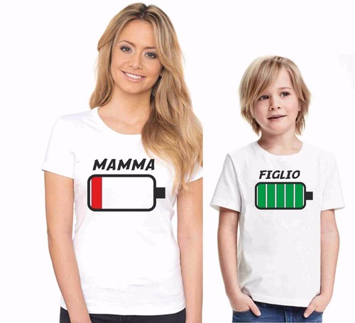 Kit due magliette madre - -, e