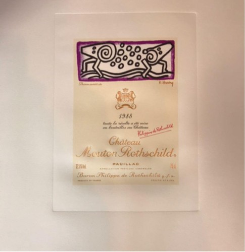 Litografia chateau mouton - chateau,