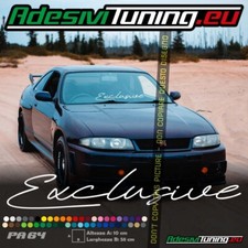 Adesivo Exclusive (Parabrezza Anteriore / Lunotto Posteriore)