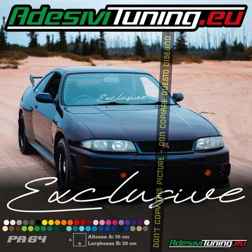 Adesivo exclusive parabrezza - exclusive, (parabrezza