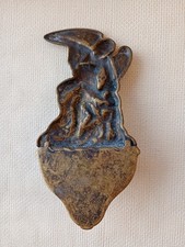 Acquasantiera in bronzo da