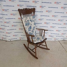 Sedia a Dondolo Stile Saloon