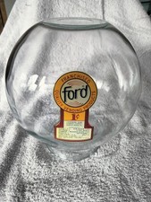 VINTAGE FORD GLOBO VETRO PENNY GUMBALL DISTRIBUTORE AUTOMATICO MONETE OP