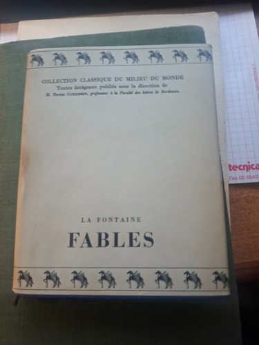 Libro fables fontaine - libro,