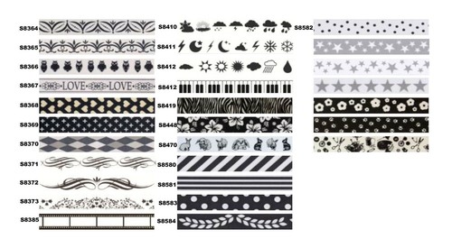 Nastro washi designer x - designer, mm