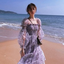Abito Midi Da Promenade In