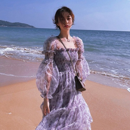 Abito midi promenade in - da,