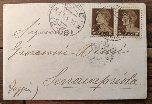 Serracapriola 1936 solo - -,