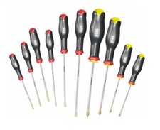 USAG 324 SH10 SERIE SET 10 GIRAVITI PROFESSIONALI CACCIAVITI A CROCE E TAGLIO