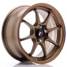 Cerchio Japan Racing in Lega JR5 15x7 ET35 4x100 Bronzo Scuro Anodizzato - JR -