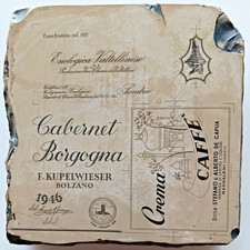 PIETRA LITOGRAFICA INCISA
