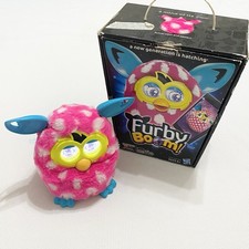 Furby Boom Pink White Polka