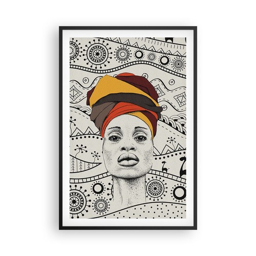 Poster 61x91cm africa donna - africa,