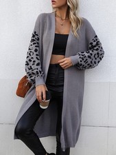 Cardigan da donna casual lungo