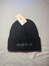 Bonnet Miu Miu Noir - Neuf
