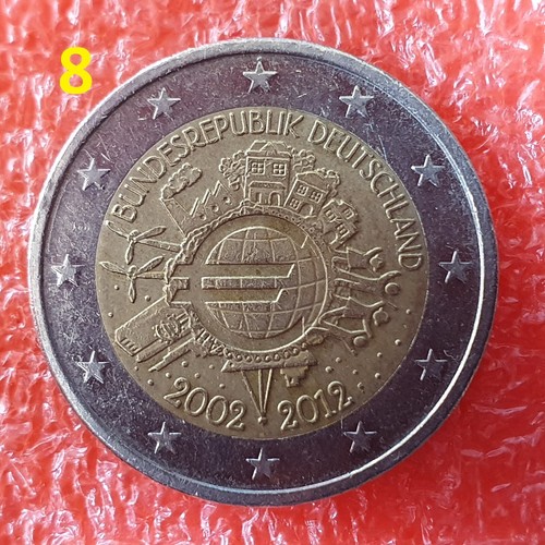 Moneta euro errore conio - €,
